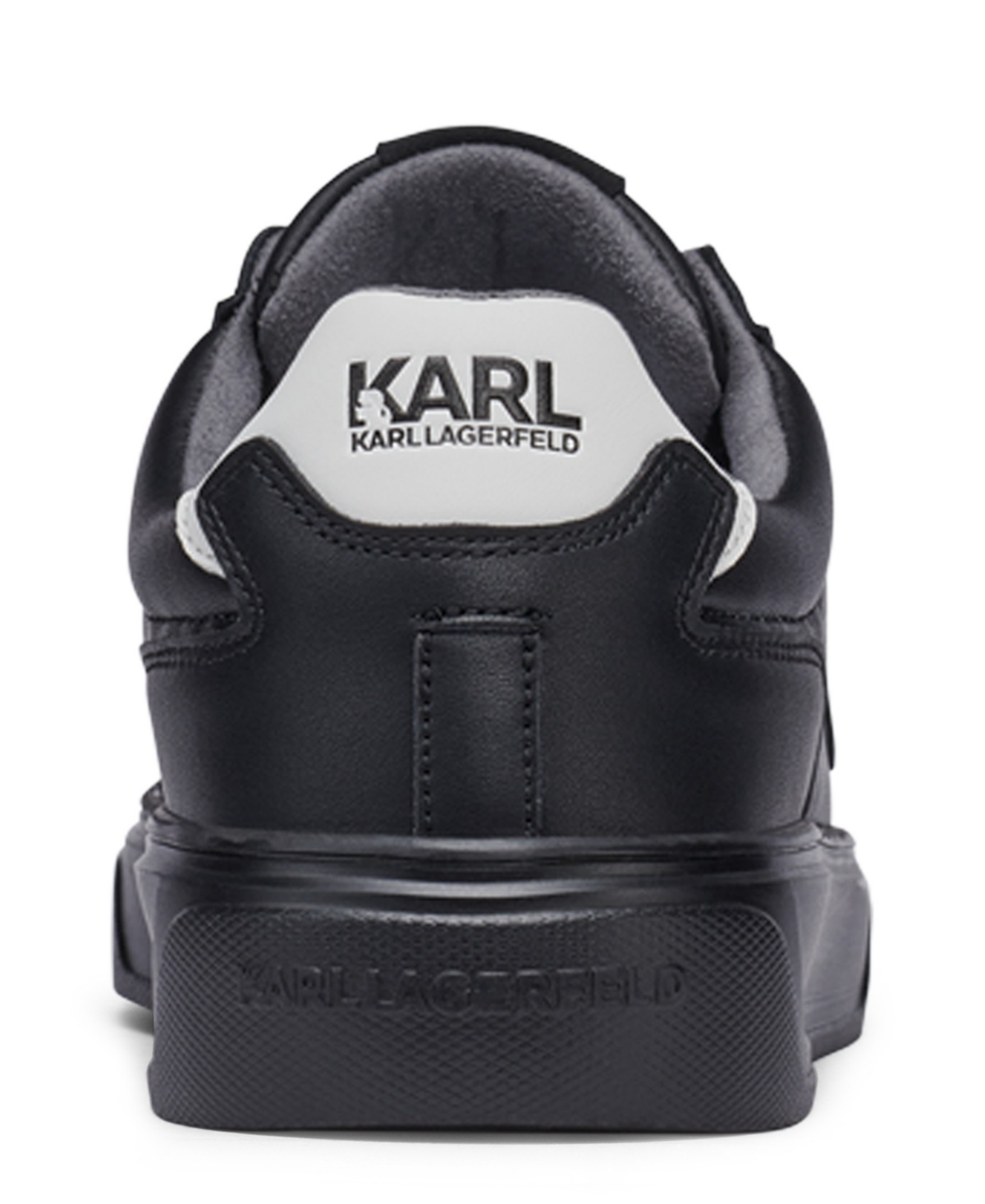 Karl Lagerfeld Paris Men's Leather Side Sneaker