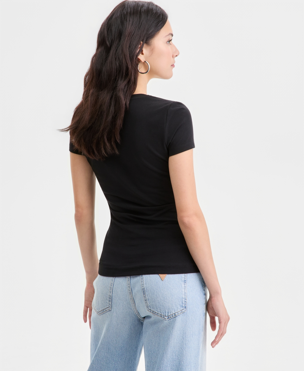Guess Women's Short-Sleeve Script-Logo T-Shirt