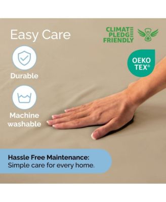 Extra Deep Pocket 18 - 24 Inch Microfiber Fitted Sheet - King