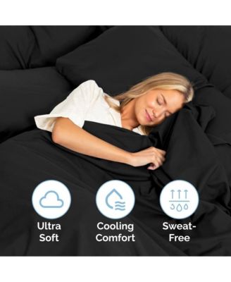 Extra Deep Pocket 18 - 24 Inch Microfiber Fitted Sheet - King