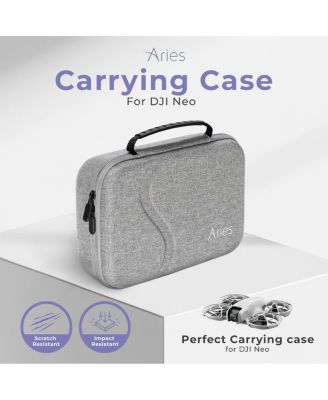 Neo Drone, White, Bundle with Carrying Case and 20" Foldable Landing Pad Pro