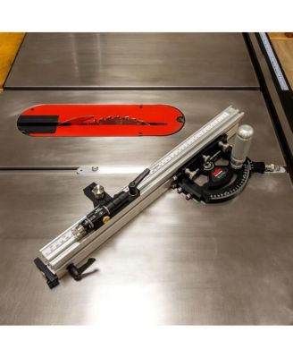 07150 Mite-R-Excel II Precision Anodized Aluminum Miter Gauge with Adjustable Fence and Micro Adjuster for Table Saws