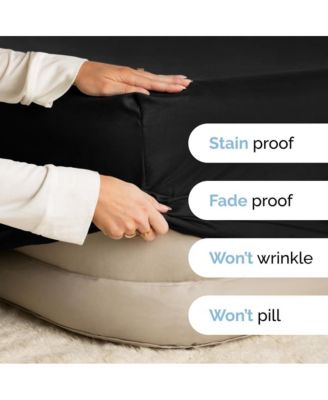 Extra Deep Pocket 18 - 24 Inch Microfiber Fitted Sheet - California King