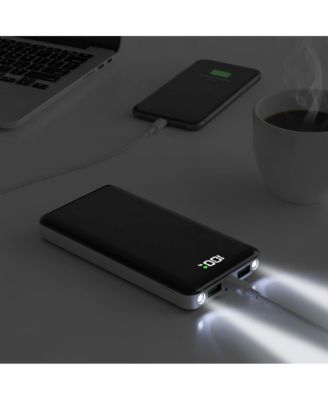 10,000 mAh PD 20W Ultra Fast Charging UV Finish power Bank with LCD Power Display