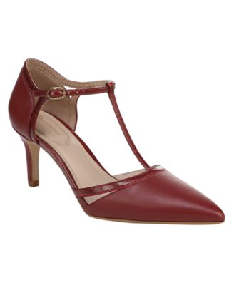 Women's Ammelia Pointed Toe T-Strap Pumps, Macy's Exclusive