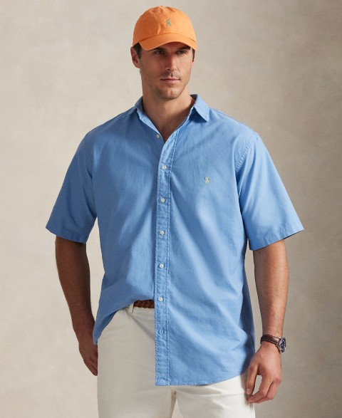 Мужские Polo Ralph Lauren Men's Big & Tall Garment-Dyed Oxford Shirt