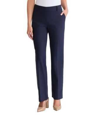 Petite Pull-On Slash Pocket Trouser Pants