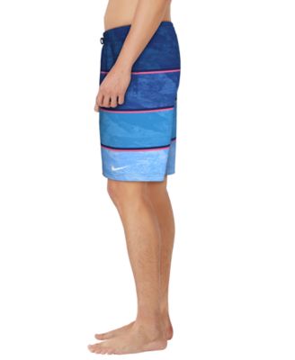 Men's Striped Volley Swim Shorts