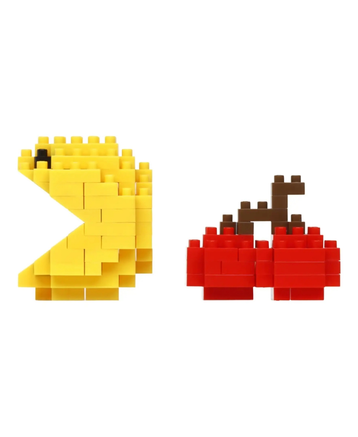 Pac-man Nanoblock And Cherry Building Block Kit In Transparent