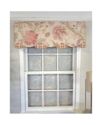 Venetia Petticoat 3" Rod Pocket Lining Luxurious and Elegant Window Treatment Valance 50" x 15" Pink
