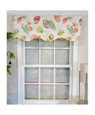 Bay Beach Provance 3" Rod Pocket Lining Luxurious and Elegant Window Treatment Valance 50" x 15" Multi