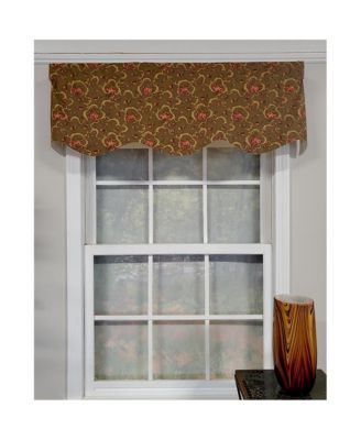 Fani Provance 3" Rod Pocket Lining Luxurious and Elegant Window Treatment Valance 50" x 15" Hunter