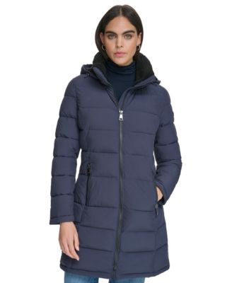 Calvin Klein - Women's Hooded Puffer Coat