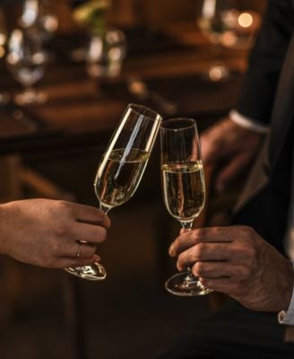 Banquet Champagne Flute Glasses, Set of 6