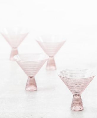Jupiter Martini Glasses, Set of 4