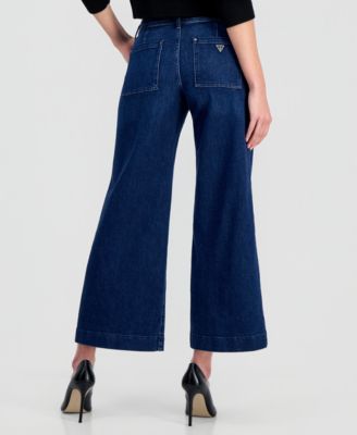 Women's Zoya Cropped Wide-Leg Jeans