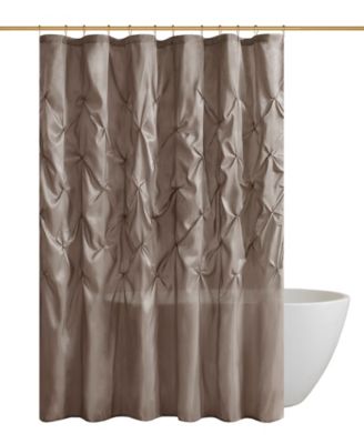 Laurel Tufted Semi-Sheer Shower Curtain, 72" x 72"
