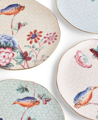Set of 4 Cuckoo Tea Plates