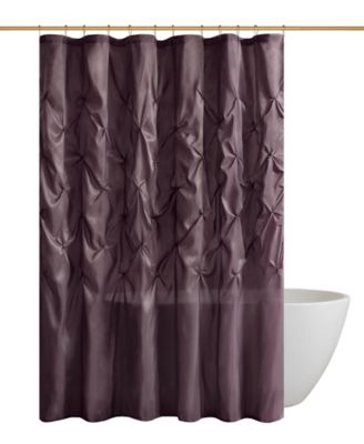 Laurel Tufted Semi-Sheer Shower Curtain, 72" x 72"