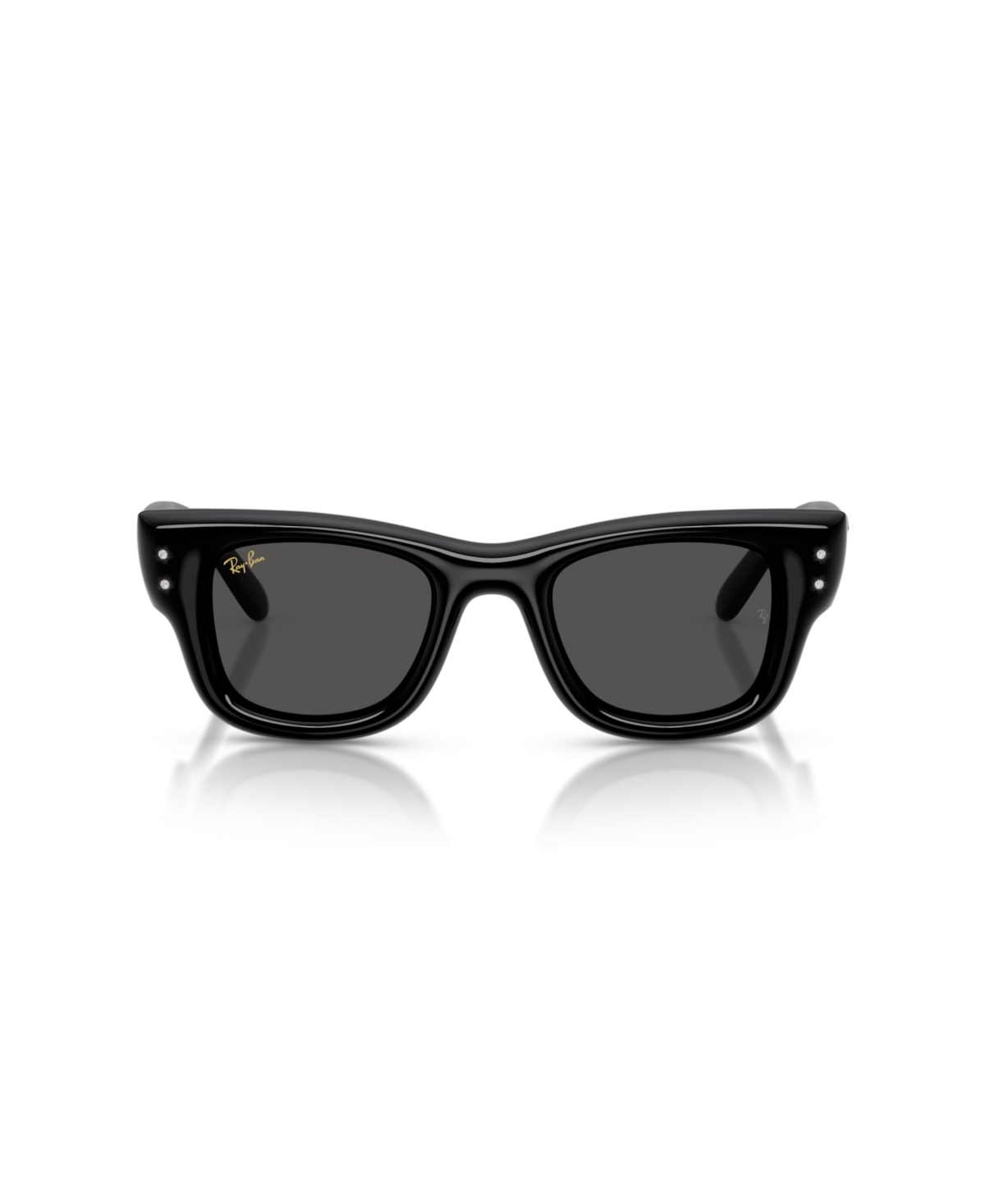 Ray Ban Unisex Wayfarer Puffer Crystal Sunglasses, Rb4940b In Black