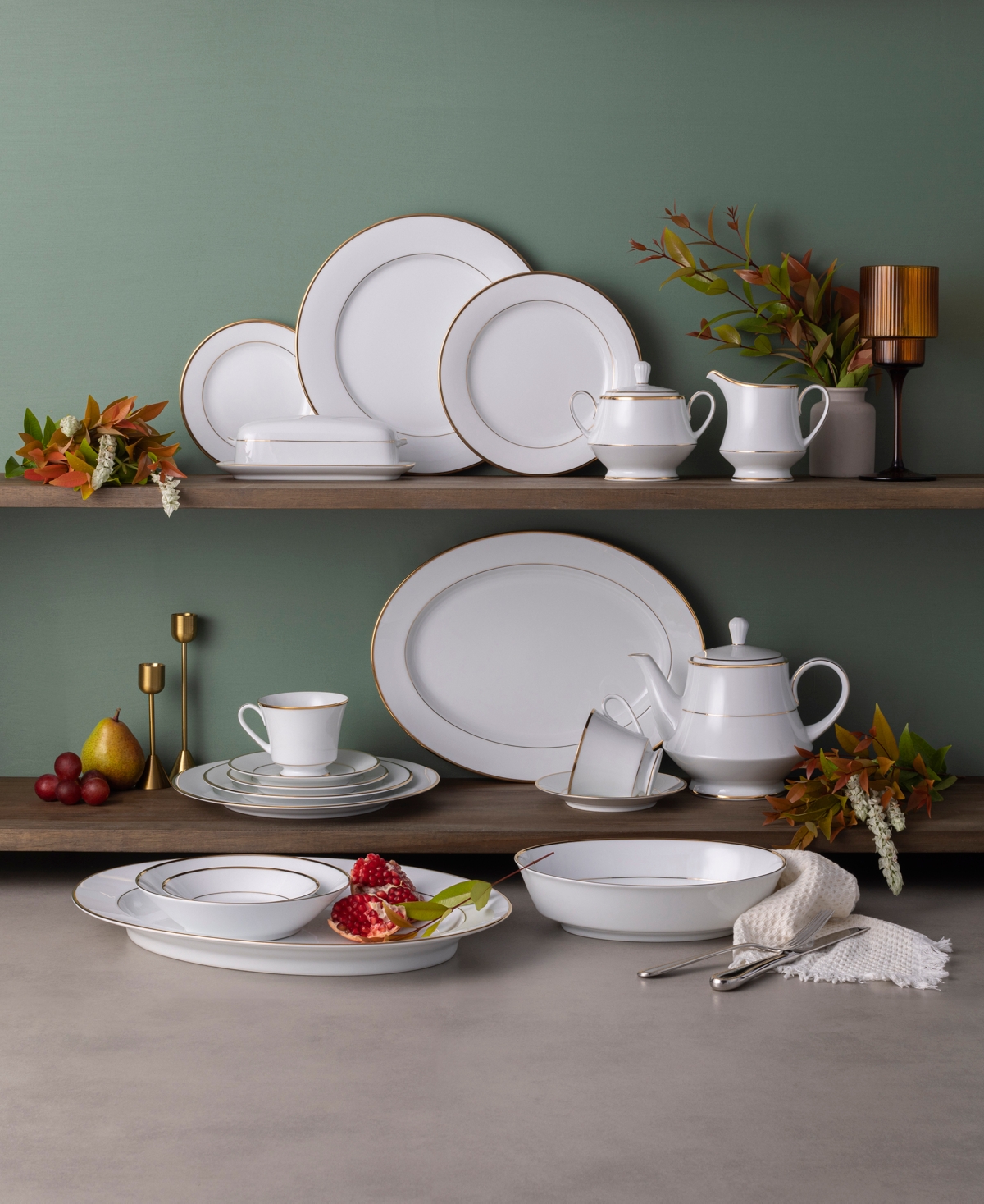 Noritake Heritage Covered Vegetable Bowl In Gold