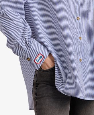 Women's Spread Collar Long-Sleeve Shirt