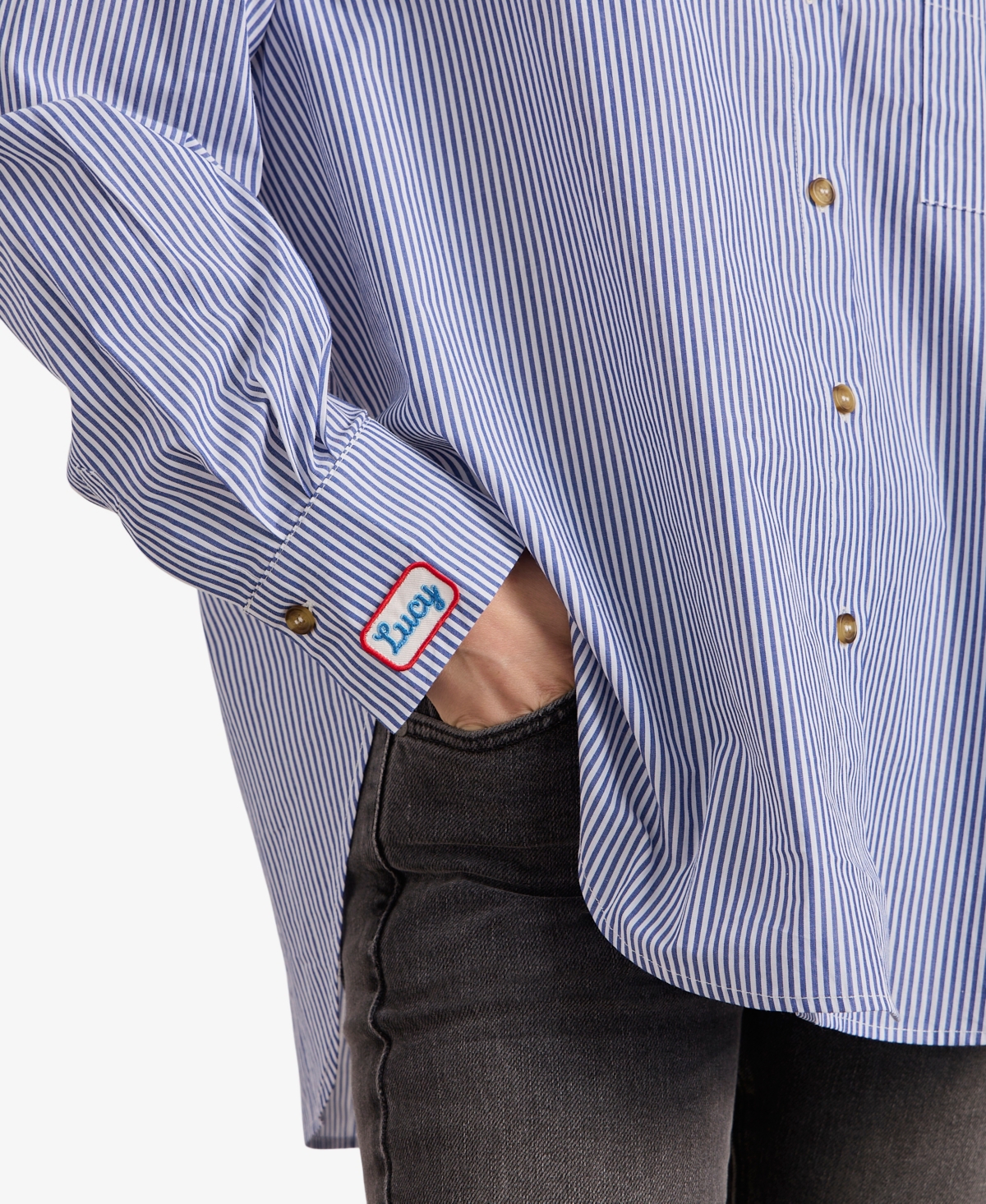 Sanctuary Women's Spread Collar Long-Sleeve Shirt