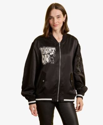 Sanctuary - Women's Zipper Front Bomber Jacket