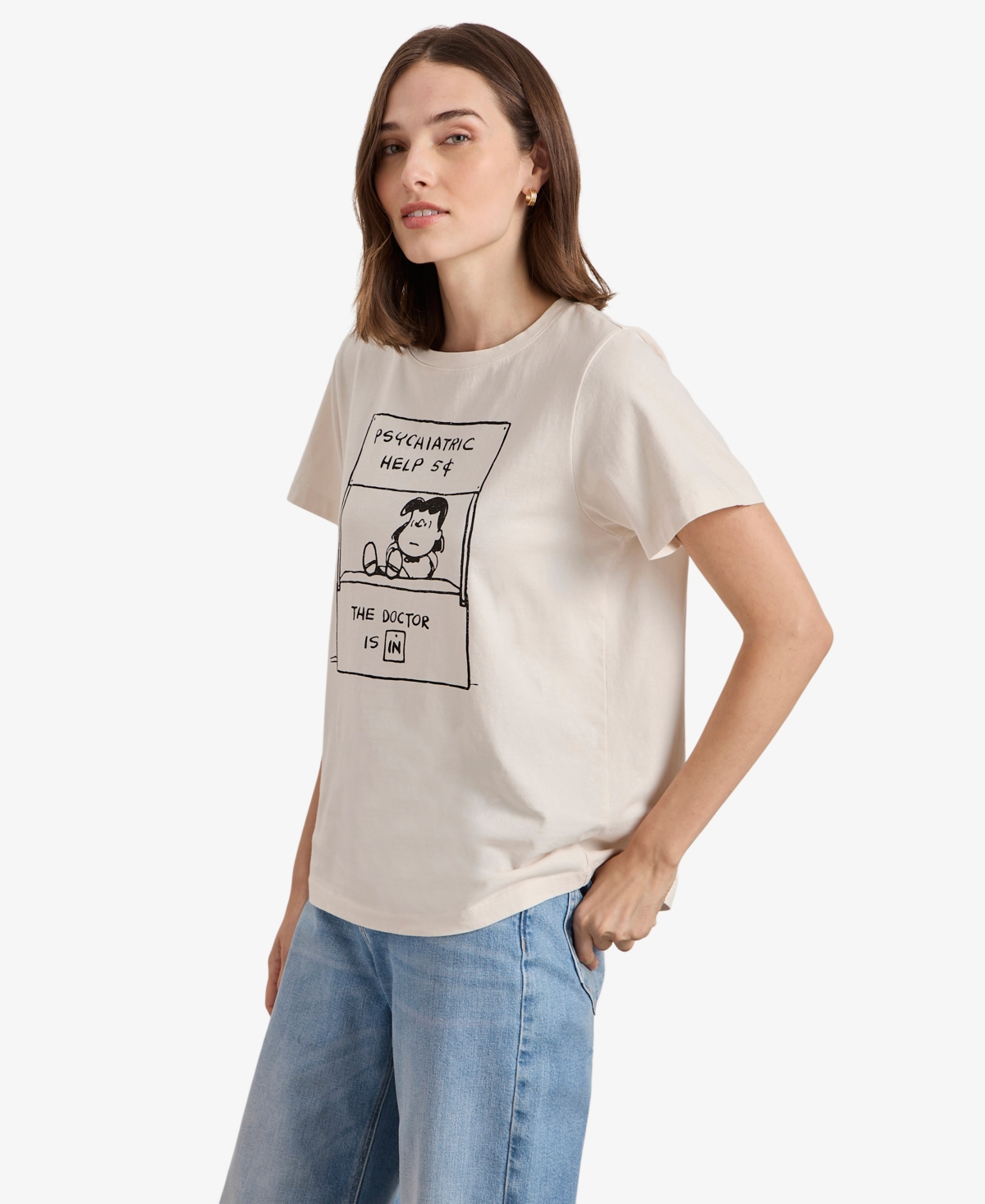 Sanctuary Women's Crewneck Graphic Tee Top