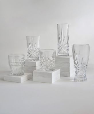 Dublin Crystal Highball Glasses, Set of 8