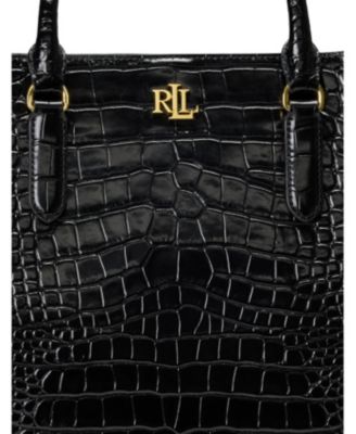 Marcy Large Embossed Satchel Bag