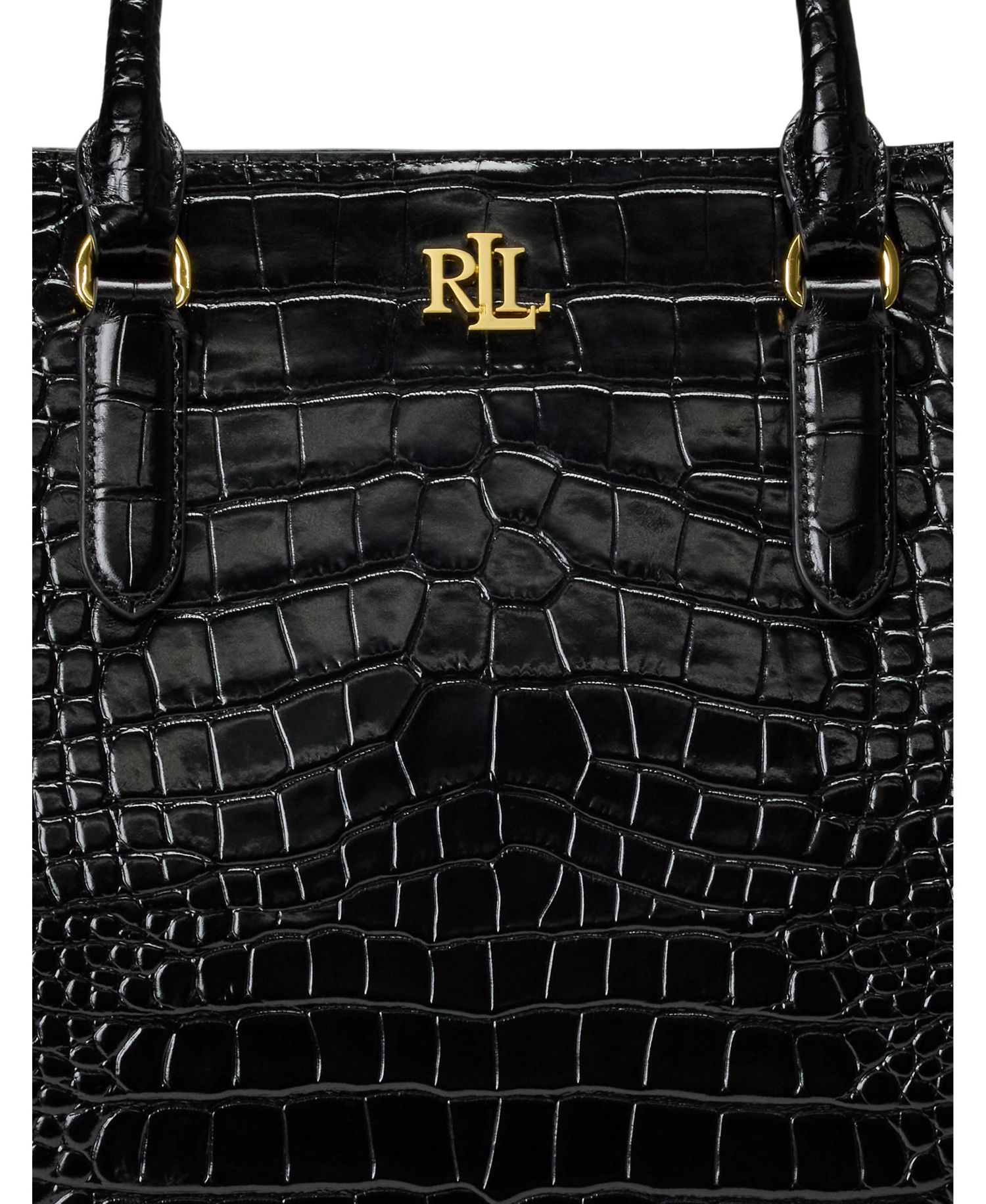 Marcy Large Embossed Satchel Bag