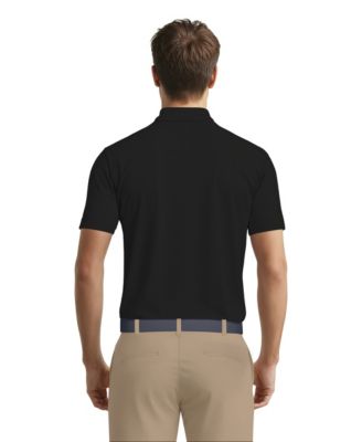 Men's Solid Cooling Texture Polo Shirt