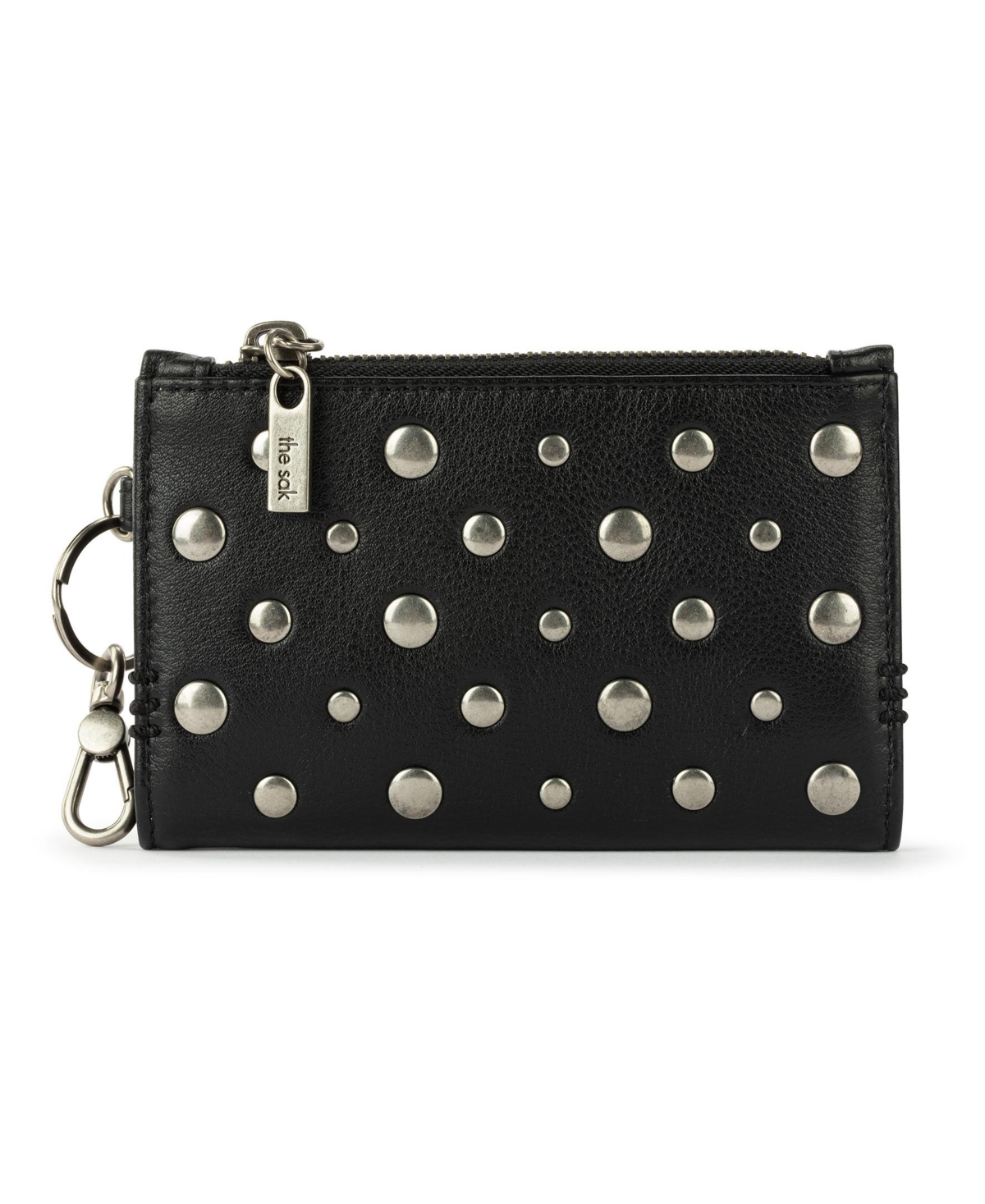 The Sak Women's Iris Leather Convertible Crossbody Bag - Black Silver