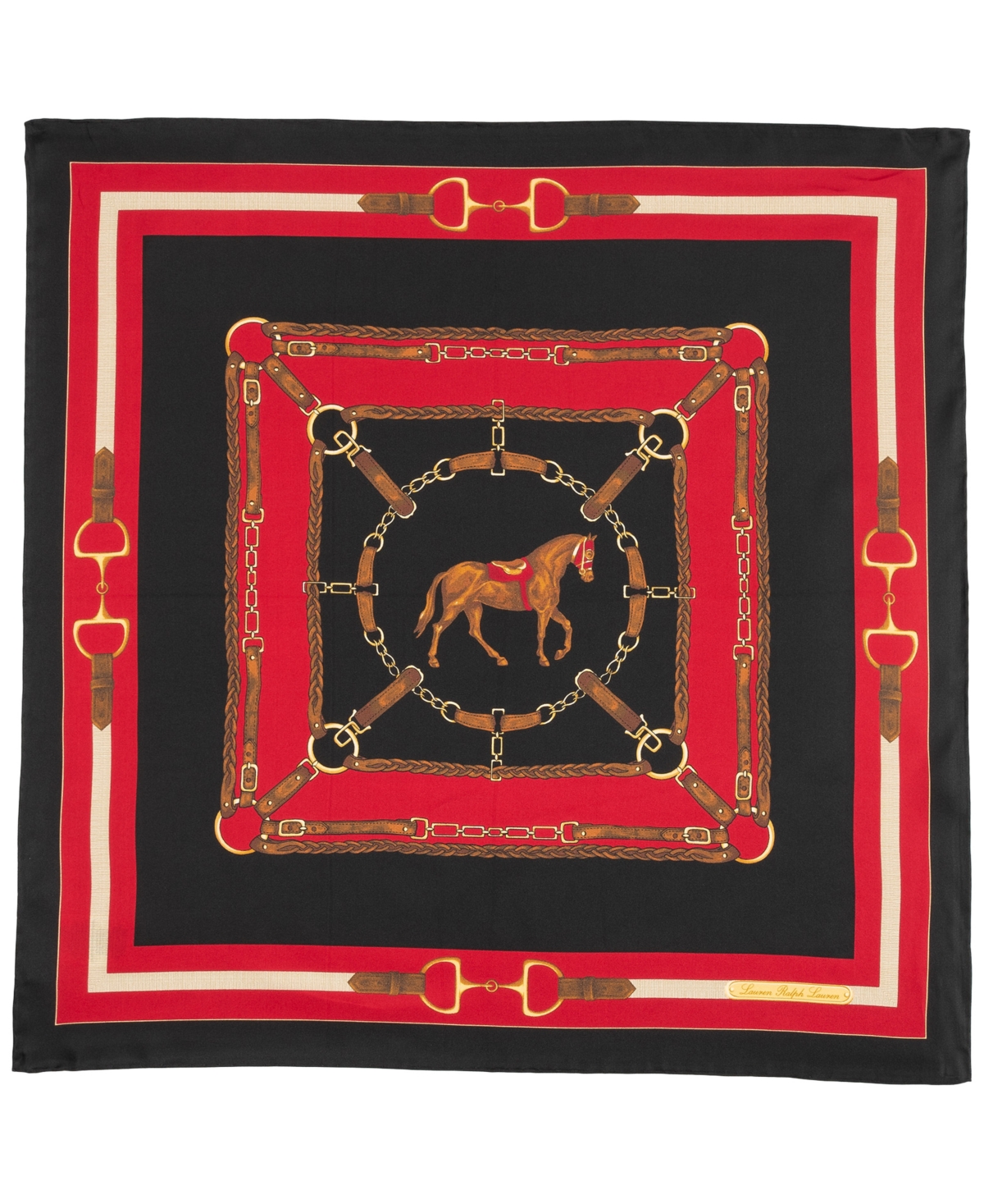 Lauren Ralph Equestrian Square Scarf