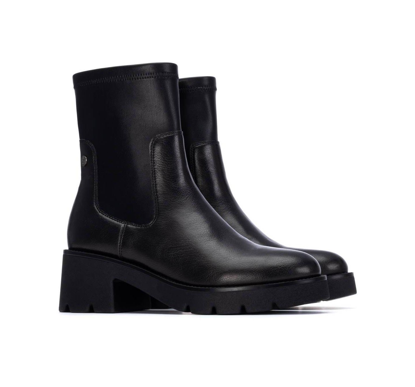 Женские ботинки XTI Stretchy Chelsea Booties, цвет: Чёрный — фото 6