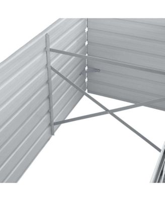 Raised Bed Galvanized steel, 126.0 x 31.5 x 17.7 in