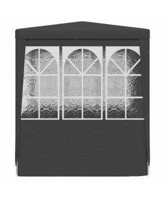 Professional Party Tent with Side Walls 6.6'x6.6' Anthracite 0.3 oz/ft²