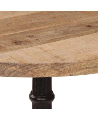 Bistro Table  23.6"x29.9" Rough Mango Wood
