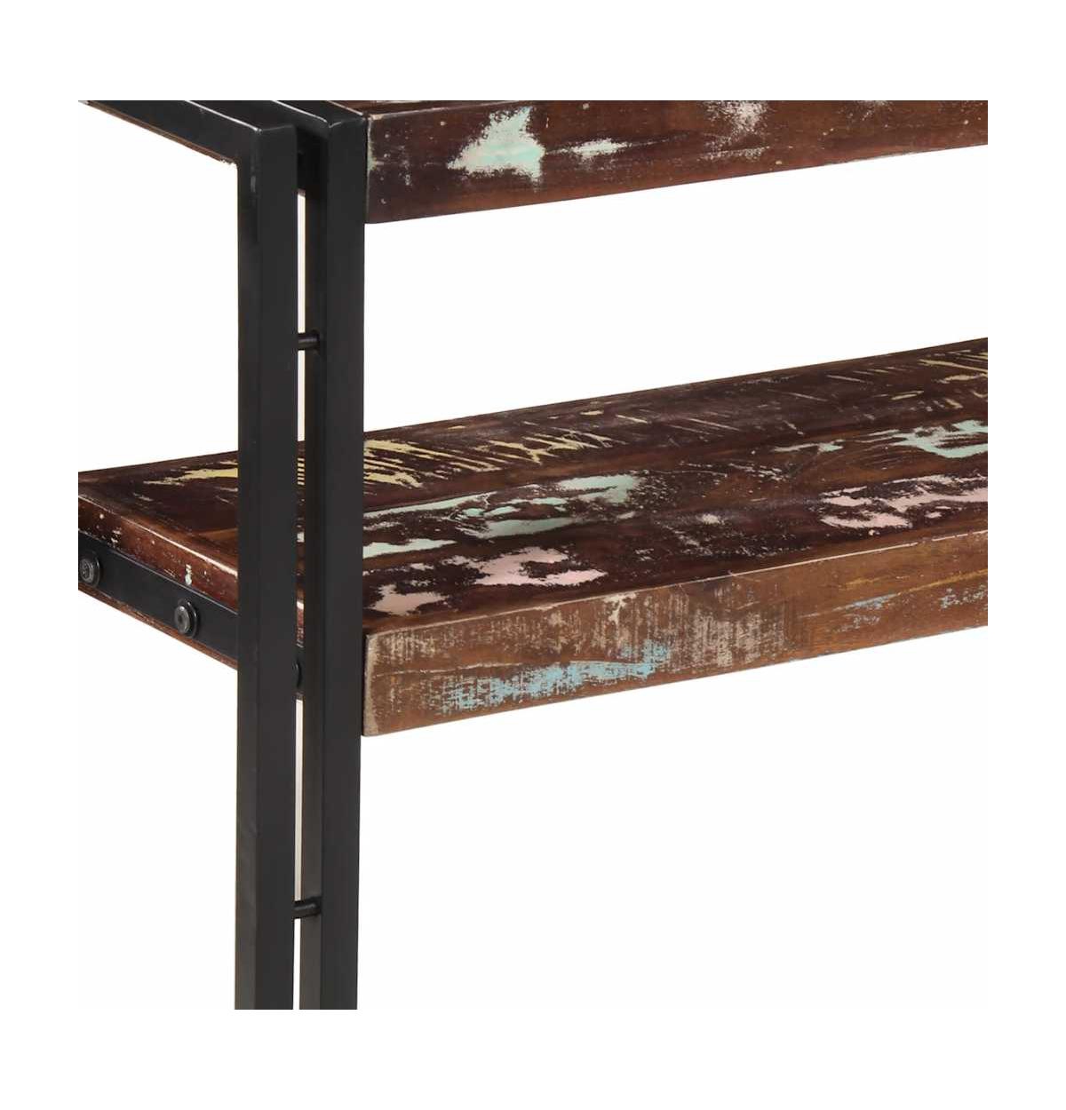 Console Table 35.4"x11.8"x29.5" Solid Reclaimed Wood