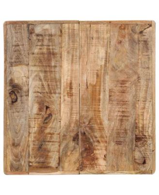 Bistro Table Natural Rough Mango Wood Medium Durable