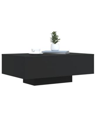 Coffee Table Black Engineered wood Low Coffee Table Coffee Table