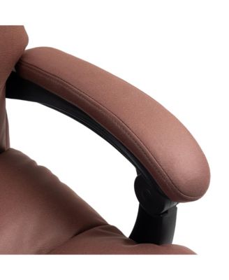 Microfibre Vibration Massage Office Chair, Reclining