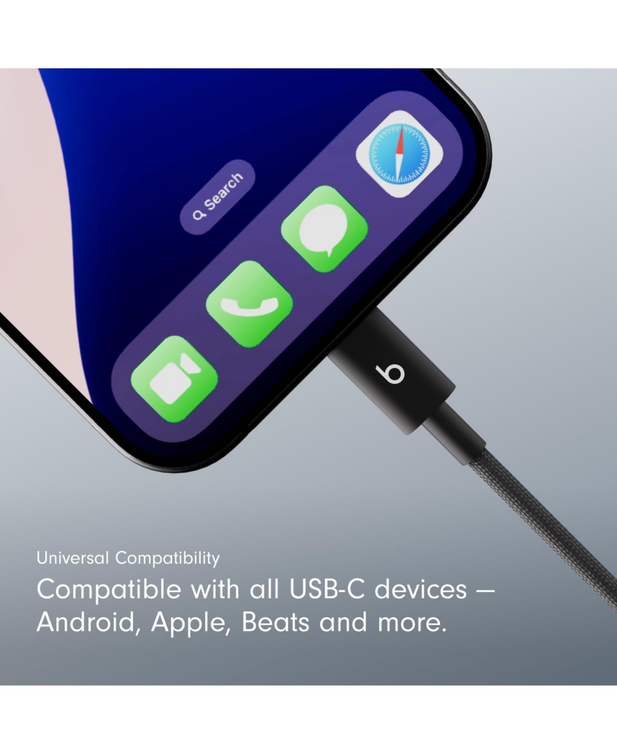 Beats Usb-a to Usb-c Woven Cable (1.5 m