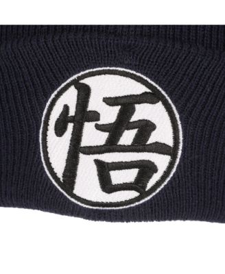 Men's Goku Symbol Embroidery On Acrylic Knit Standard Cuff Beanie