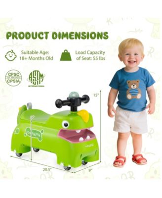 with Lights and Music Toddler Ride on Toy Walking Sliding Car