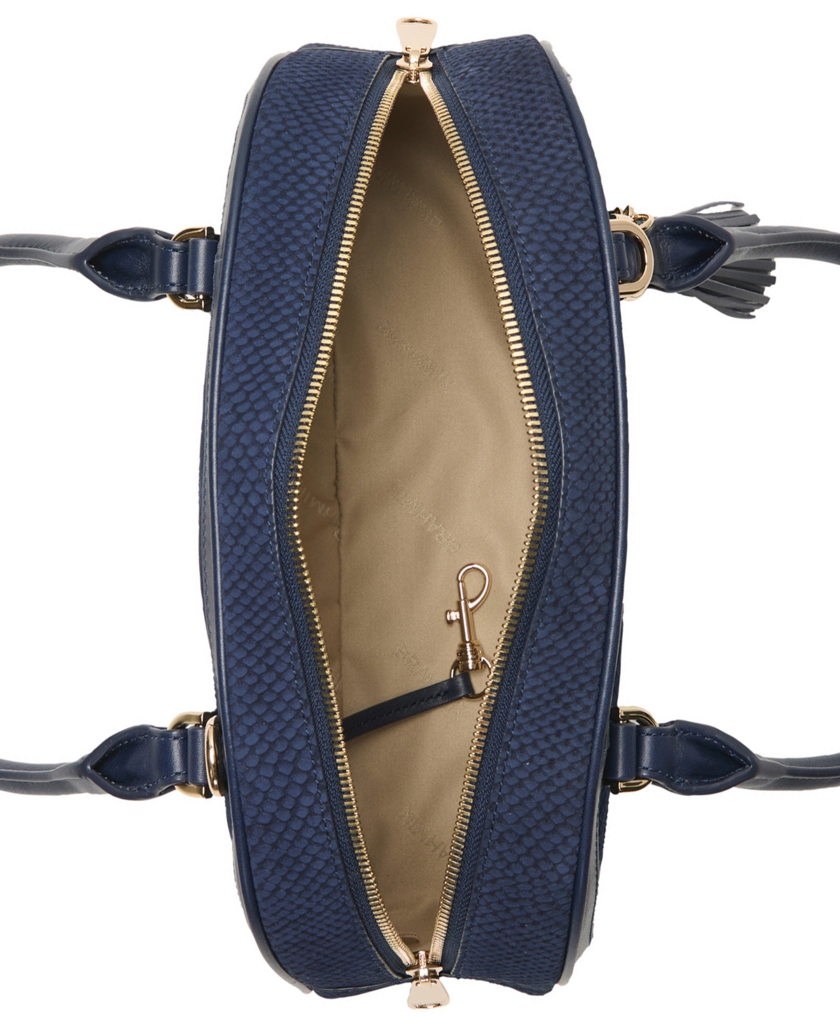 Brahmin Angie Dome Medium Satchel Bag In Blue