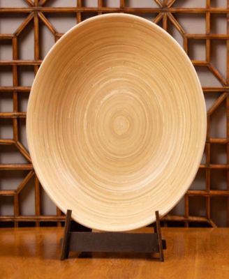 Lexa Collection 14 inch Bamboo Salad Bowl 