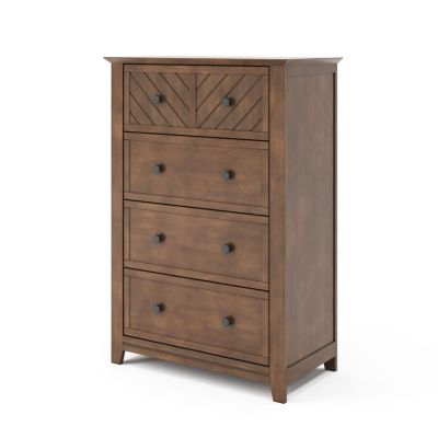 Atwood 33-Inch Wide Modern 4-Drawer Chest