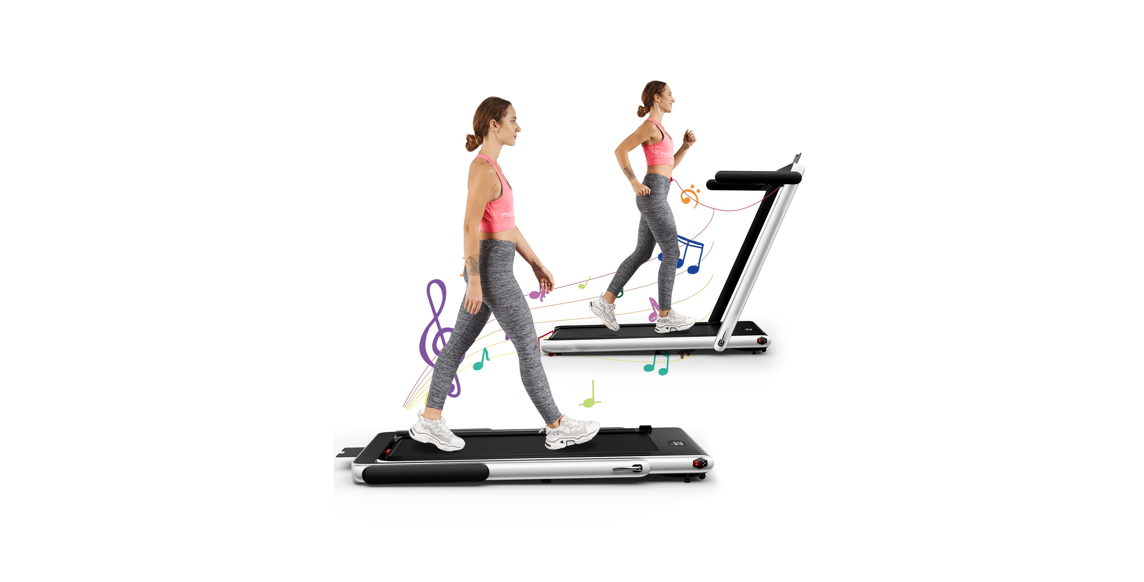 Skonyon / 2.25HP, 2-in-1, Folding, App Connectivity, Speaker, Remote Control Treadmill